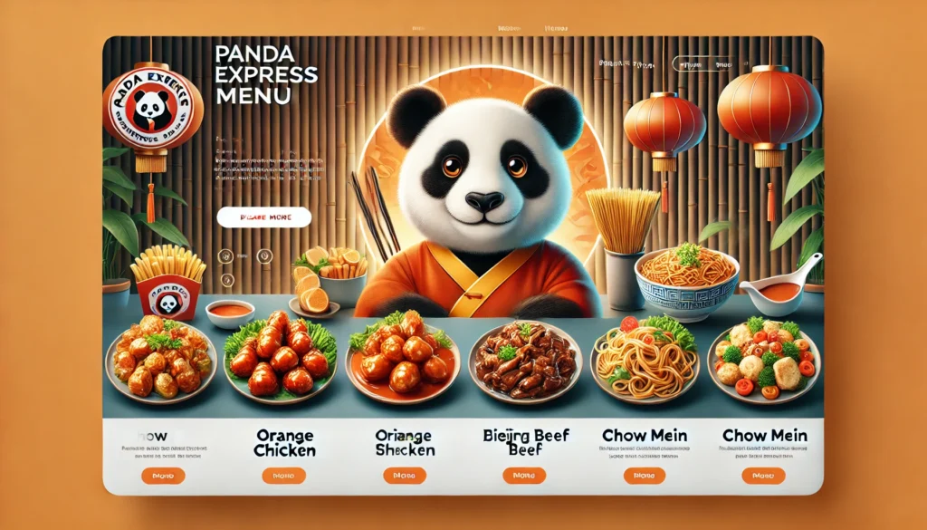 panda express menu