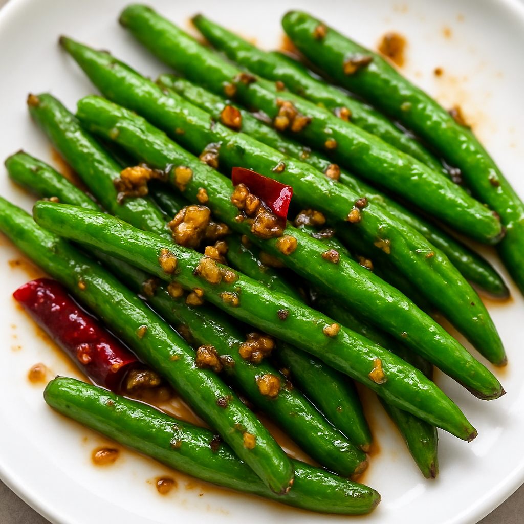 chinese garlic beans
